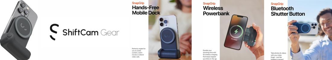 ShiftCam SnapGrip – Phone Camera Grip with Magnetic Mount